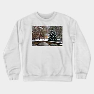 Bourton on the Water Christmas Tree Cotswolds Crewneck Sweatshirt